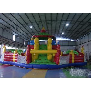 Cheap Vivid Waterproof Inflatable Toddler Playground , Inflatable Amusement Park for sale
