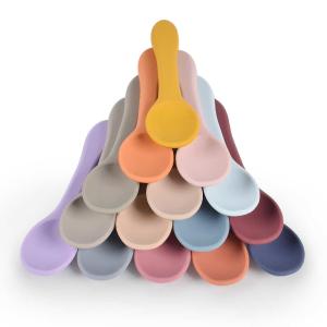 Microwave Safe Silicone Weaning Spoons CPC EN71 Approval
