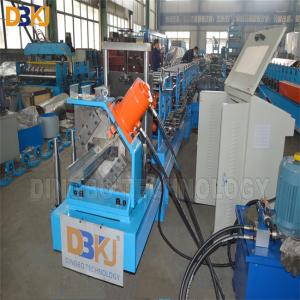 GI Material Door Frame Making Machine 68mm Shaft Dia Chain Transmission