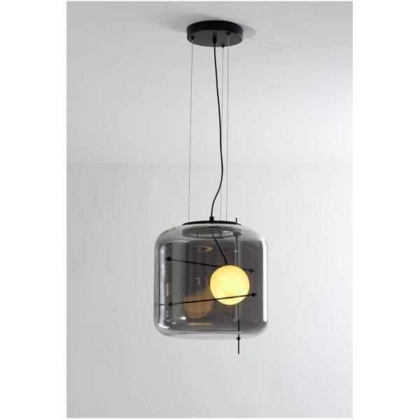 Postmodern Pendant Lamps glass ball lamp Restaurant coffee Bar Plot Pendant Light(WH-GP-132)