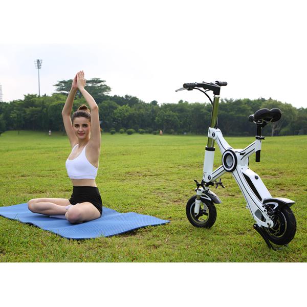 Lithium Battery 36V Two Wheel Electric Bike , Foldable Electric Bikes For Adults