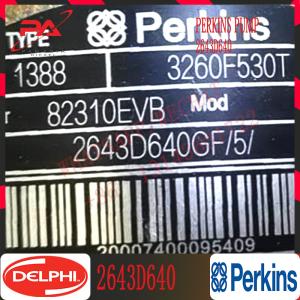V3349F333T 4 Cylinder Fuel Injection Pump 3349F260T 2643D640 For Perkins Engine