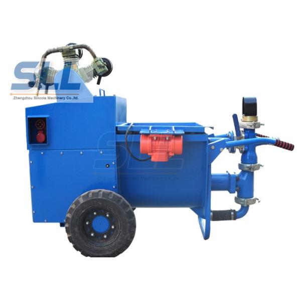 Professional Cement Render Pump , Electric Cement Grout Pump 50 L/Min Output