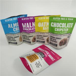 Candy Sweets Custom Plastic Digital Printed Stand Up Pouches With Zipper Top