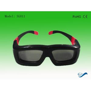 Custom Plastic DLP Link Active Shutter 3D Glasses Rechargeable OEM