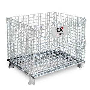Cheap Stackable Wire Mesh Storage Cages Customized Collapsible for sale
