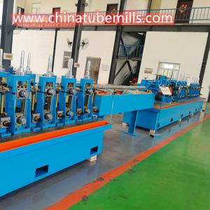 Automatic OD 12-76mm Round Square Pipe Milling Machine 400KW