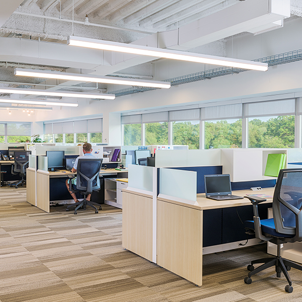 4FT LED Linear Strip Lights Suspended LED Strip Light Integrated