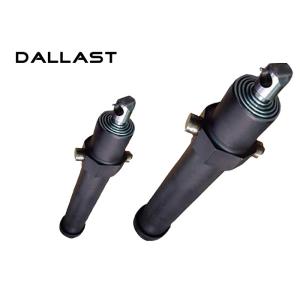 Unloading Dump Truck Single Acting Telescopic Hydraulic Cylinders ISO9001