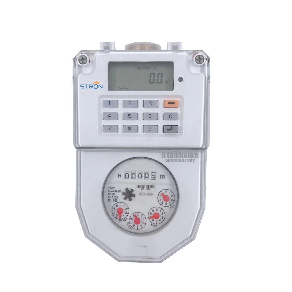 STS Integrated Keypad Smart Water Meter with Free Vending Software and 2 Years