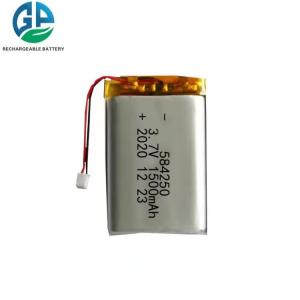 Cheap High Discharge Rate Battery 10C 20C 3.7 V 1500mAh Lipo Battery 584250PL 903048PL 500 Times Cycle Life for sale