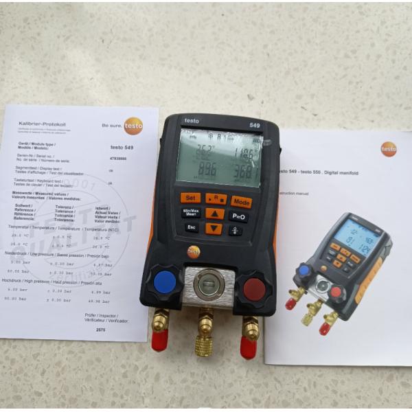 Testo 549 Entry Level Digital 2 Way Manifold Refrigeration Gauge Manifold -50 To +150 °C