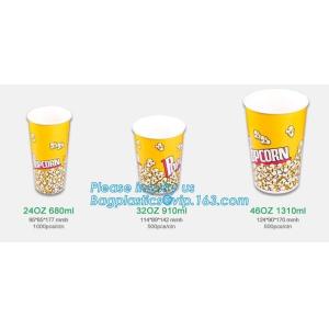 POPCORN PAPER BOX, POPCORN CUP, CHICKEN BOX, CUSTOM BRANDING,24OZ, 32OZ,46OZ
