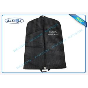 China Eco Friendly Fold Down Non Woven Fabric Bags Zipper Garment Bags Recyclable on sale