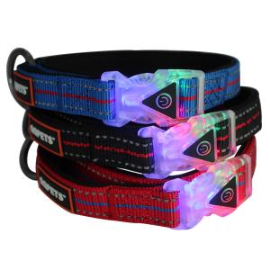 LED Nylon Flashing Reflective Nylon Dog Collar/pet products