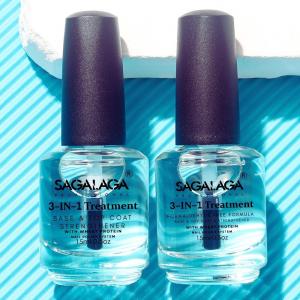 Professional Nail Repair for Broken Cracked Split and Weak Nails Growth Serum Polish Base Coat Top Coat