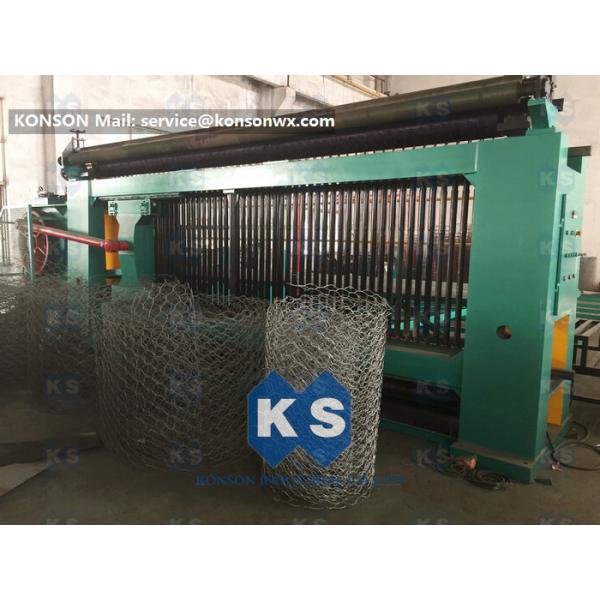 Basket Gabion Mesh Machine Full Automatic Overload Protect Clutch Infrared Ray