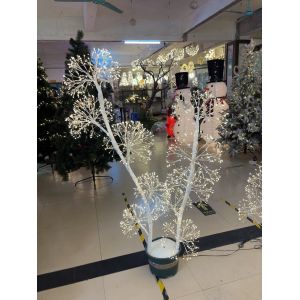 Christmas tree with 5 dandelion ornaments, height 1.2M and 1.5M, ironwork LED