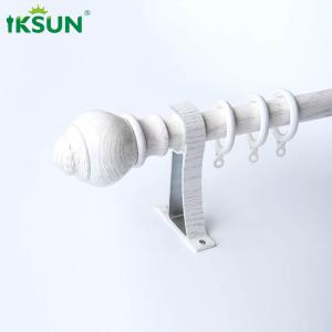 China 5.8m Silent Extrusion Modern Wood Curtain Rod Wood Grain Transfer on sale