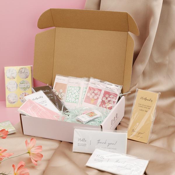 Quality Eco-friendly Natural Beauty Mailing Shipping Boxes Retail Stand Box for Custom Logo wholesale