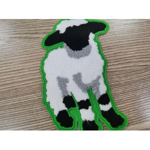 Heat Transfer Labels Towel Embroidery Patch Cotton Material Customized