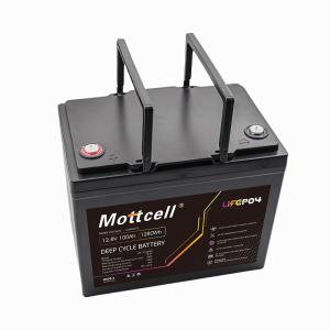 Capacity Lifepo4 Rechargeable 12V Battery - 100Ah IP67 Protection Lightweight ABS/PVC Casing