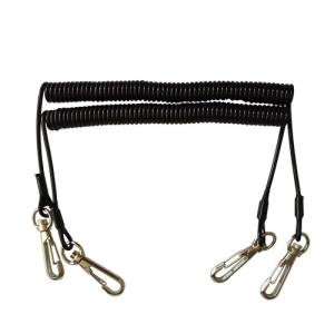 Magic Fishing Tool Flexible Coil Lanyard Leash Steel Reinforced Load 50KG