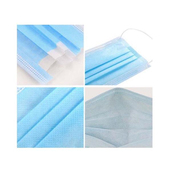 3 Ply Dispsoable Face Mask Surgical Mouth Mask For Anti Dust Other Protective