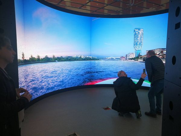 Waterproof Die-Cast Aluminum Led Screen, P4.81 HD LED Video Wall Panel 250*250mm Module IP65 Scan 1/13