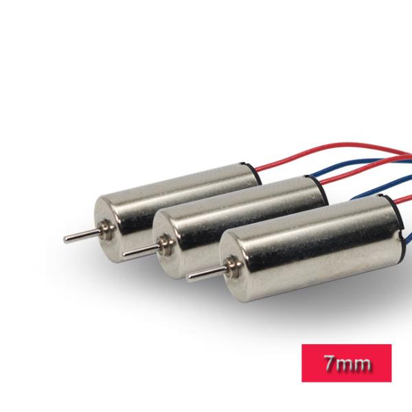 0716 Coreless DC Motor 3.7v 7mm Diameter 16mm Body Length For Toy Helicopter