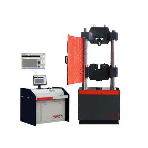 600KN Hydraulic Universal Testing Machine , Flat Round Specimens Tensile