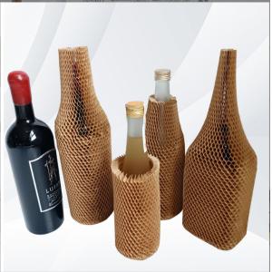 Degradable Honeycomb Paper Sleeve For Glass Bottle Cosmetic Packaging