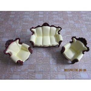 ceramic craft sofa---model scale sofa, architectural model materials,model