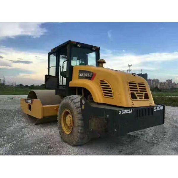 Quality XCMG Used Asphalt Rollers XS203J  / Old Road Roller Low Working Hours 33HZ wholesale