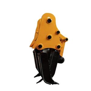 20Ton Excavator Manual Type Farm Machine Log Grapple 2.2M Jaw Opening Q355B