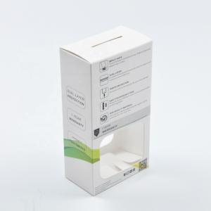 White Cardboard Box With Clear Window Recycled Car Mount Phone Holder