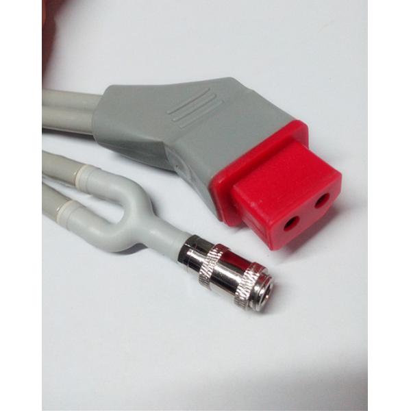 Quality ISO13485 Approved Nibp Cuff Connectors 2.5M Tube Red Plastic Connector wholesale