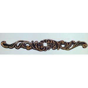 Cheap L175mm*W25mm furniture onlays,Zinc alloy,antique bronze,both size &amp; finish can OEM. for sale