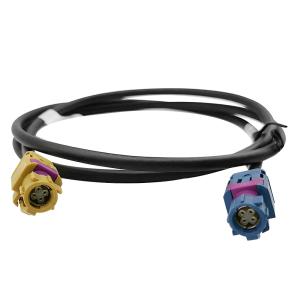 Code C To K Female HSD LVDS Cable 4 PIN For Automotive Extension