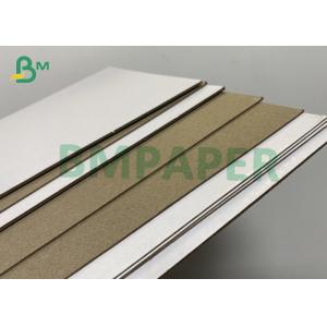 1200gsm Couche Duplex Thick Board Sheet White Gray One Side Coated