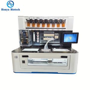 Cheap 12-Channel Nucleic Acid Synthesis Machine with Waste Drainage Protective Gas Injection for sale