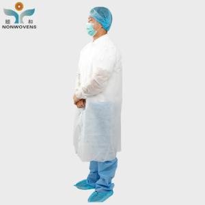 25 50gsm Disposable Lab Coat In Blue Or Customized For Laboratory