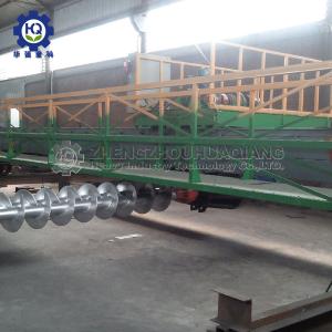 Double Screws Groove Compost Turning Machine for Organic Materials Fermentation
