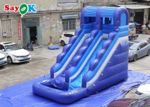 Cheap Amazing Fun Tarpaulin Inflatable Water Slide With Pool Bounce Slide Inflatable Water Slides For Kids for sale