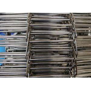 Customized Flat Flex Conveyor Belt , Steel Mesh Conveyor Belt Long Life