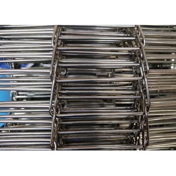 Customized Flat Flex Conveyor Belt , Steel Mesh Conveyor Belt Long Life