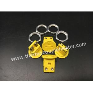 Round Panel Mount Socket Mini Female Embedded Connector For K Thermocouple