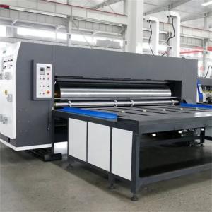 Semi-automatic 2 Color Printing Slotter Die Cutter Machinery with Chain Wheel