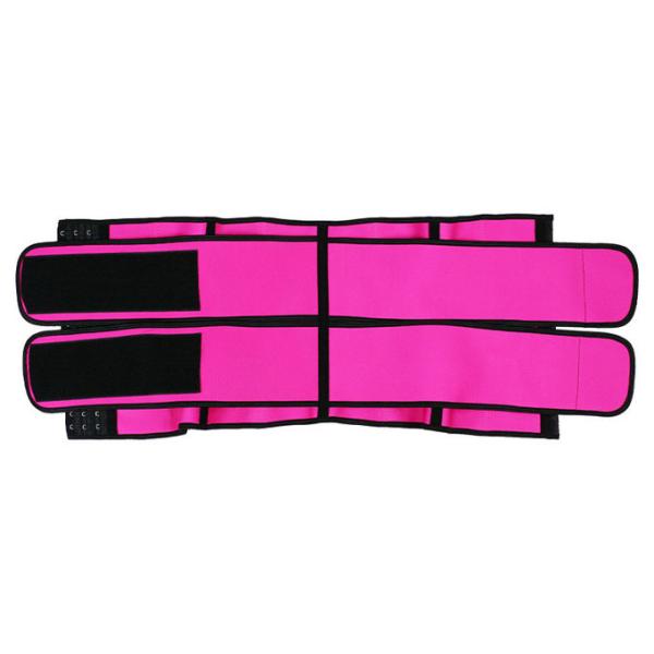 100 Latex Double Abdominal Belt Double Band Waist Trainer 3 Layer Hooks