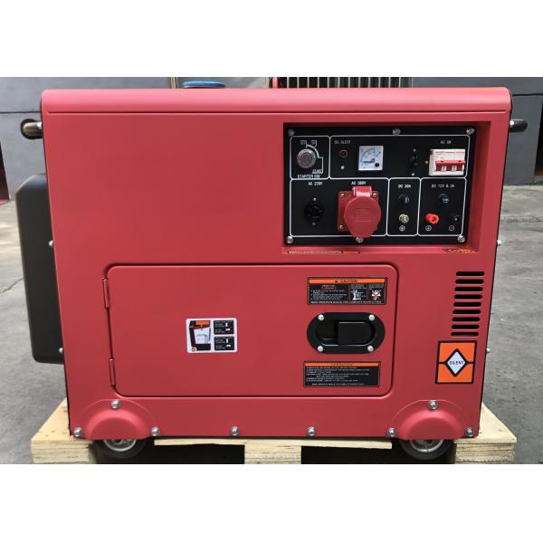 Quality Low Fuel Consumption Silent 7KW Single Cylinder Small Portable Generators wholesale
